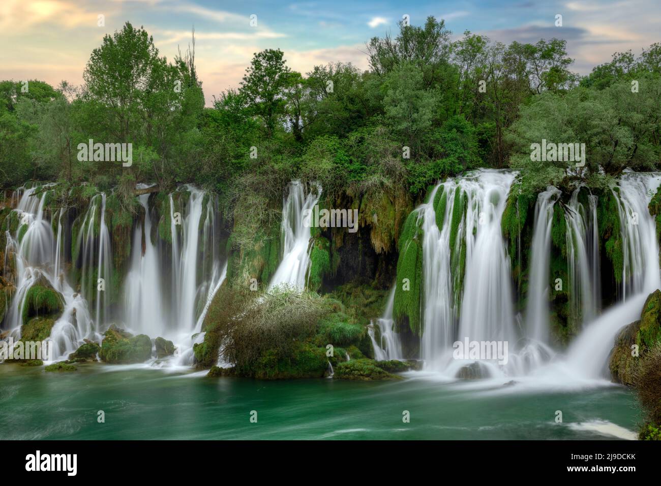 Kravica Waterfall, Herzegovina-Neretva, Bosnia and Herzegovina, Europe Stock Photo