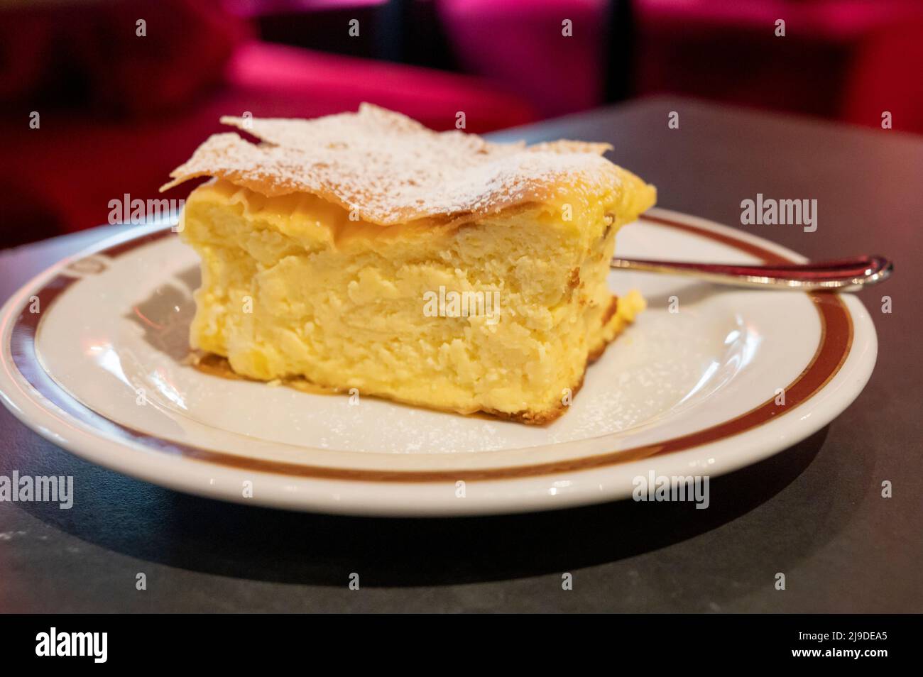 Austrian Pudding Hungarian food in vienna hi-res stock photography and images - Alamy