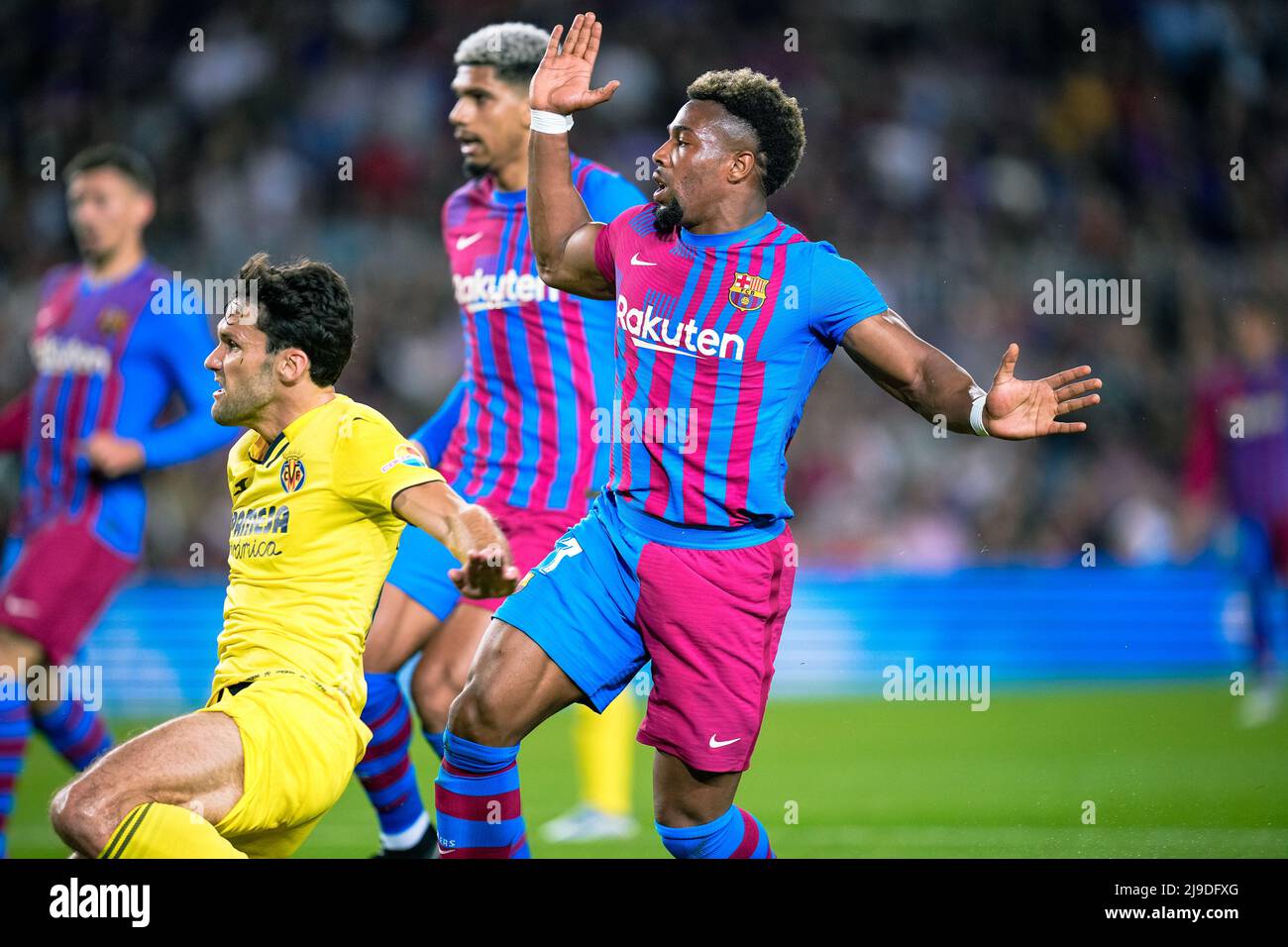 Barcelona, Spain, 22, May, 2022.  Spanish La Liga: FC Barcelona v Villareal CF.  Credit: JG/Alamy Live News Stock Photo