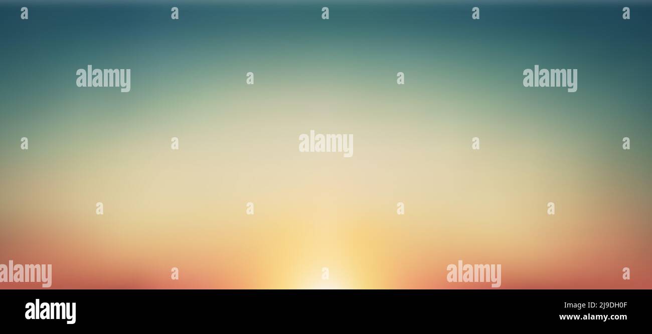 Gradient background illustration. Natural colors, sunrise or sunset ...
