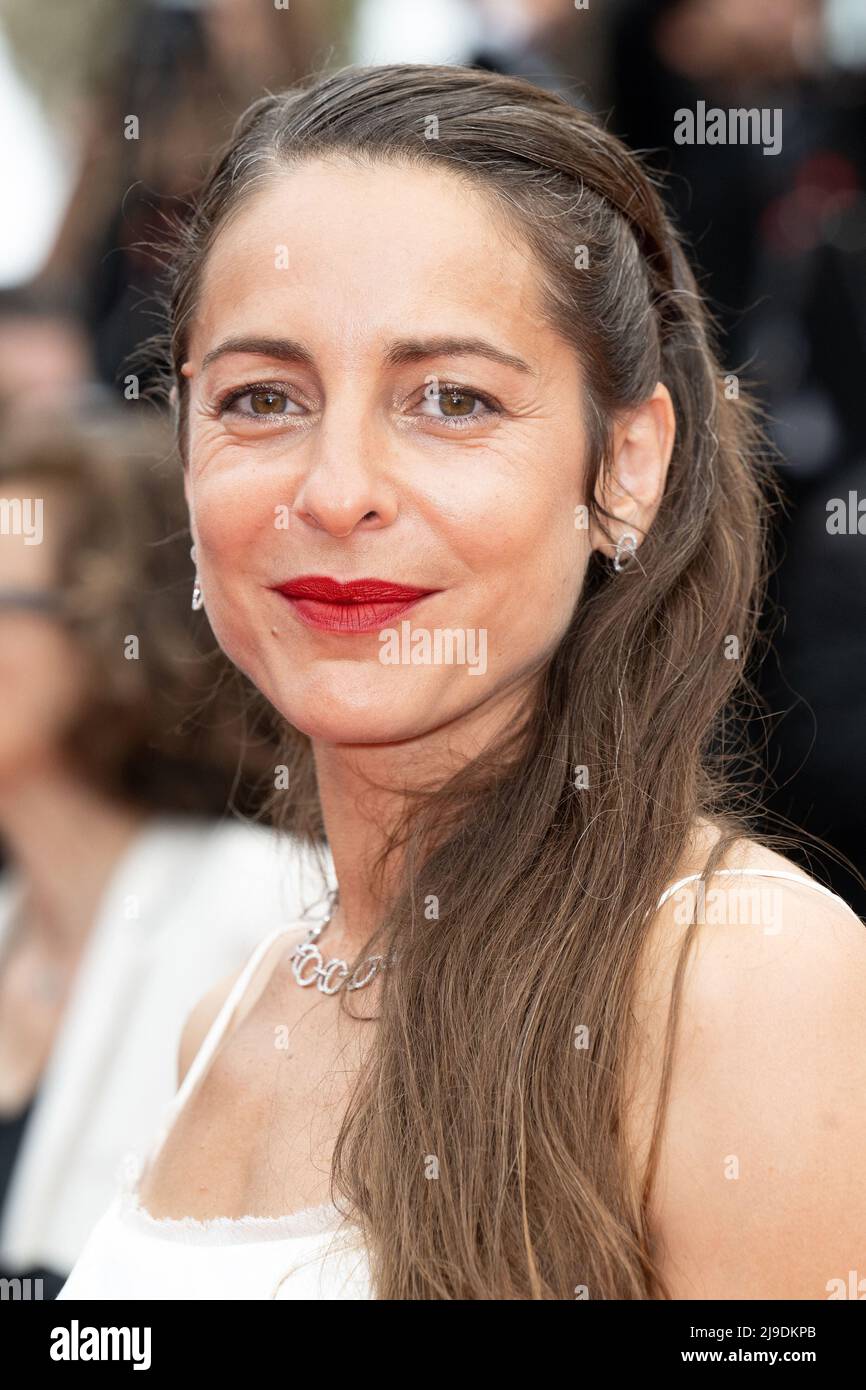 Cannes, France. 22nd May, 2022. Audrey Dana attends the screening of