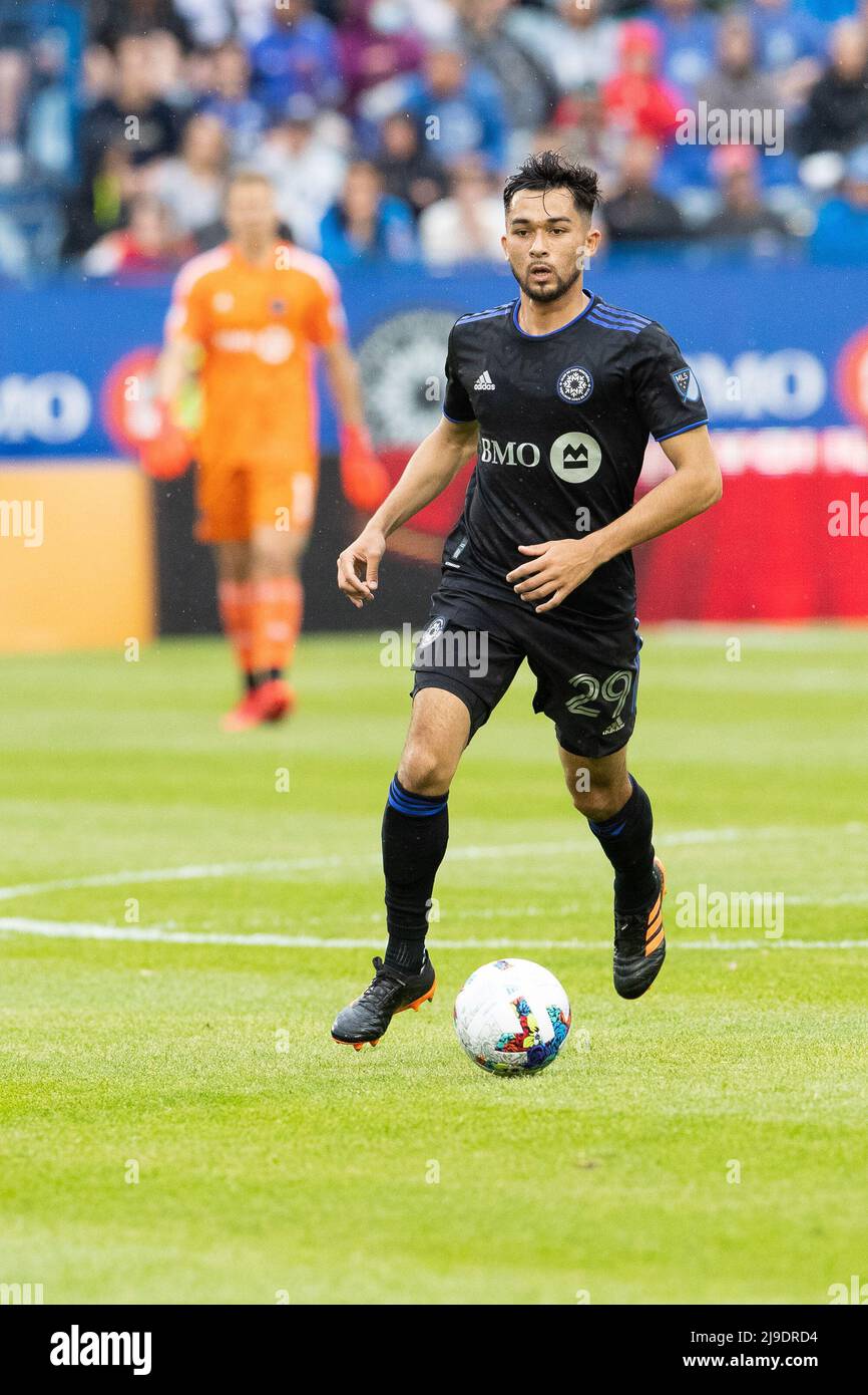 Montreal, Quebec. 22nd May, 2022. during the MLS match between Real Salt Lake and CF Montreal held at Saputo Stadium in Montreal, Quebec. Daniel Lea/CSM/Alamy Live News Stock Photo