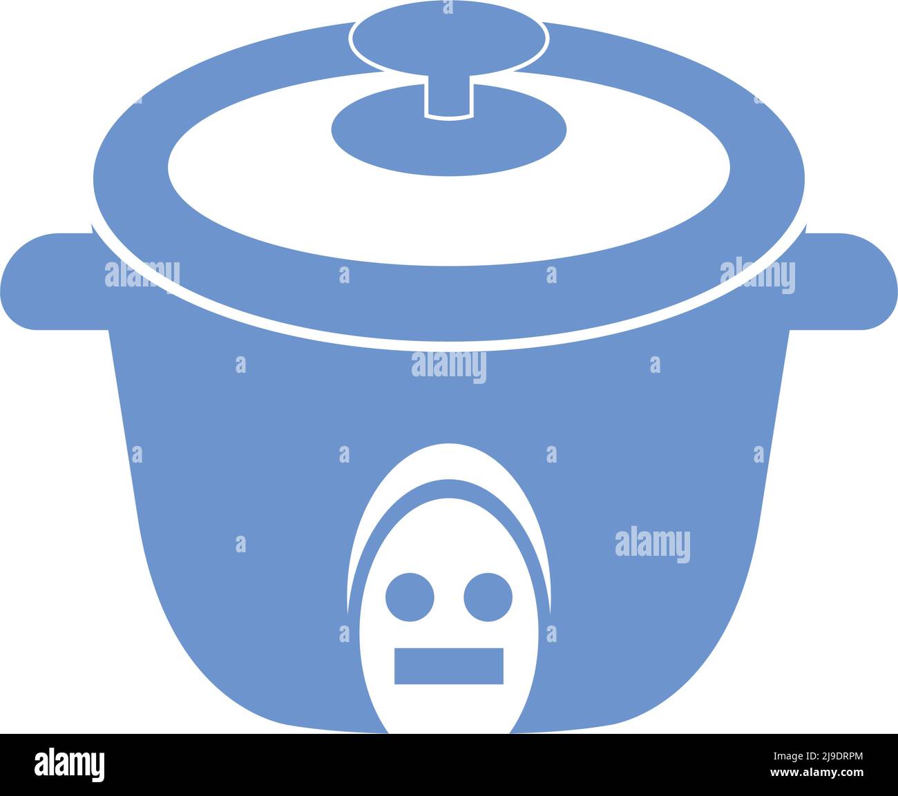 Rice cooker icon flat design illustration template vector Stock Vector