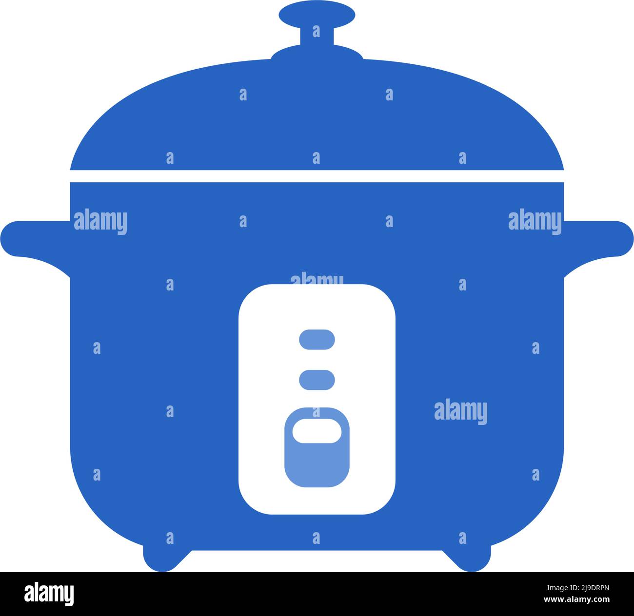 Rice cooker icon flat design illustration template vector Stock Vector