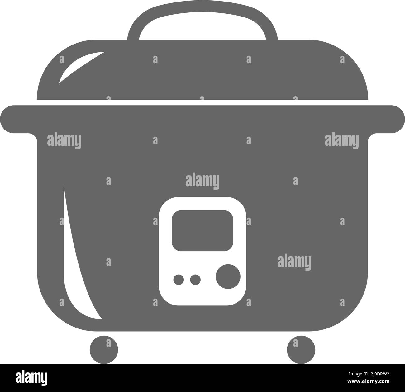 Rice cooker icon flat design illustration template vector Stock Vector ...