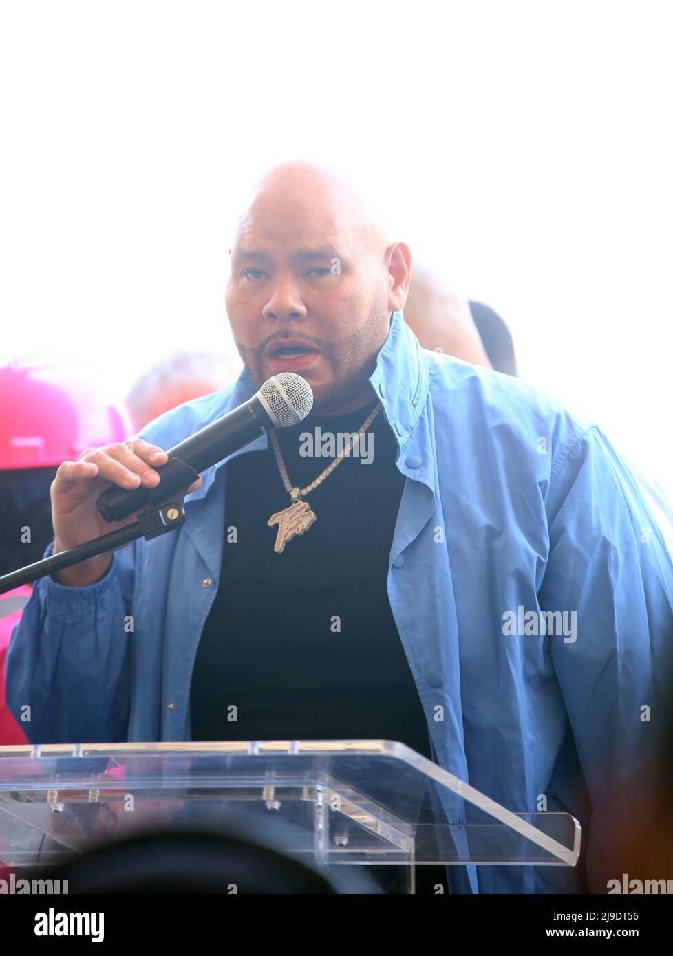 Official Groundbreaking Ceremony at Bronx Point, the future home of the Universal Hip Hop Museum Bronx, NY Featuring: Fat Joe Where: Bronx, New York, United States When: 20 May 2021 Credit: Derrick Salters/WENN.com Stock Photo