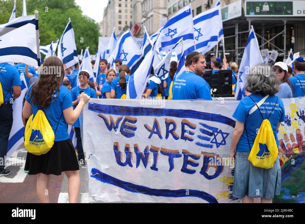New York, New York May 22, 2022 New York Citys Israel Day Parade on