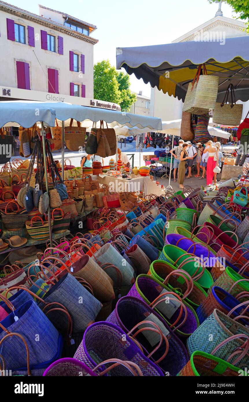 SAINTREMYDEPROVENCE, FRANCE 30 JUN 2021 View of the weekly