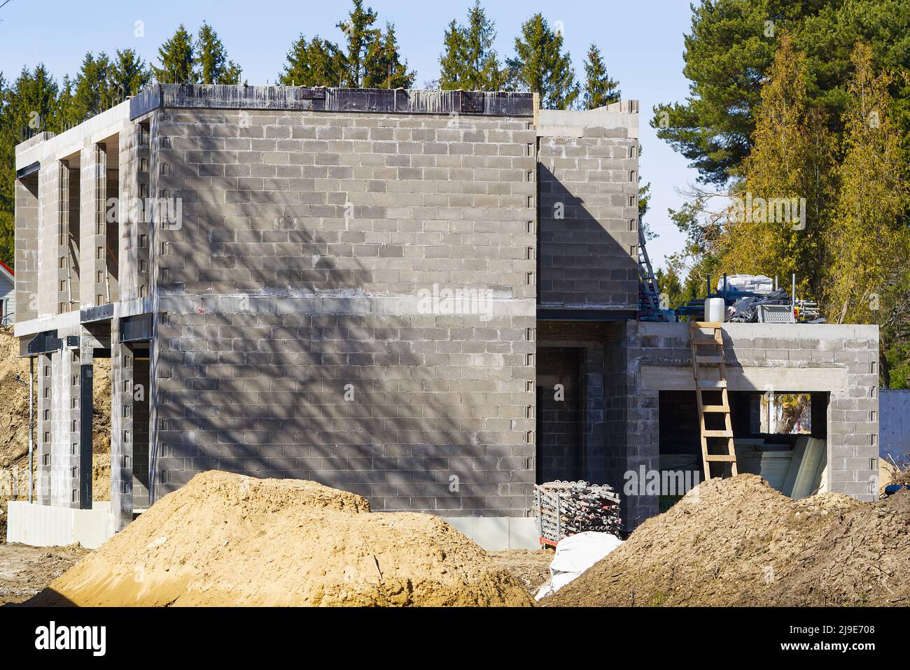 Beautiful view of Single Family Home Construction