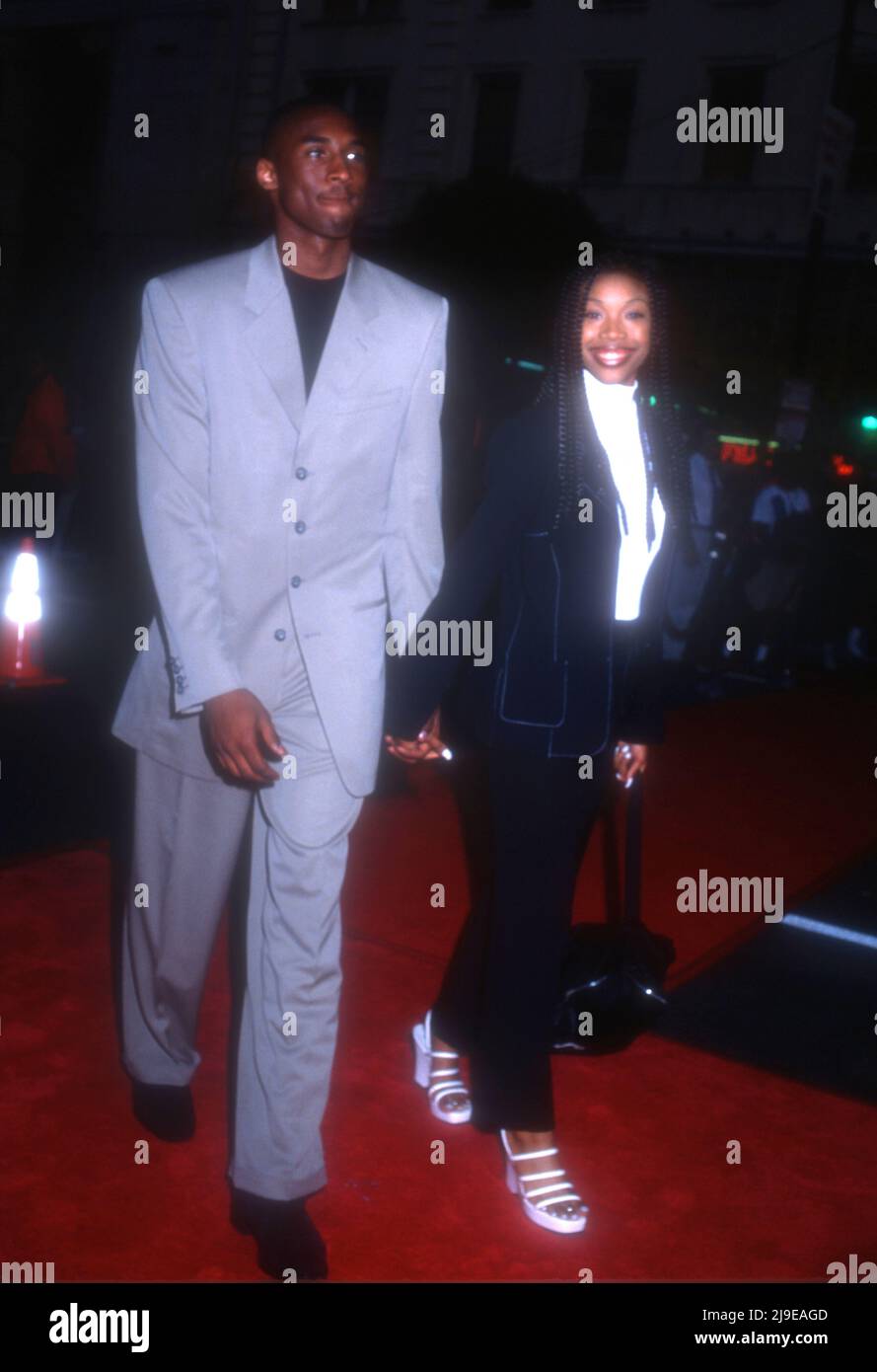 Hollywood, California, USA 11th June 1996 Athlete Kobe Bryant and