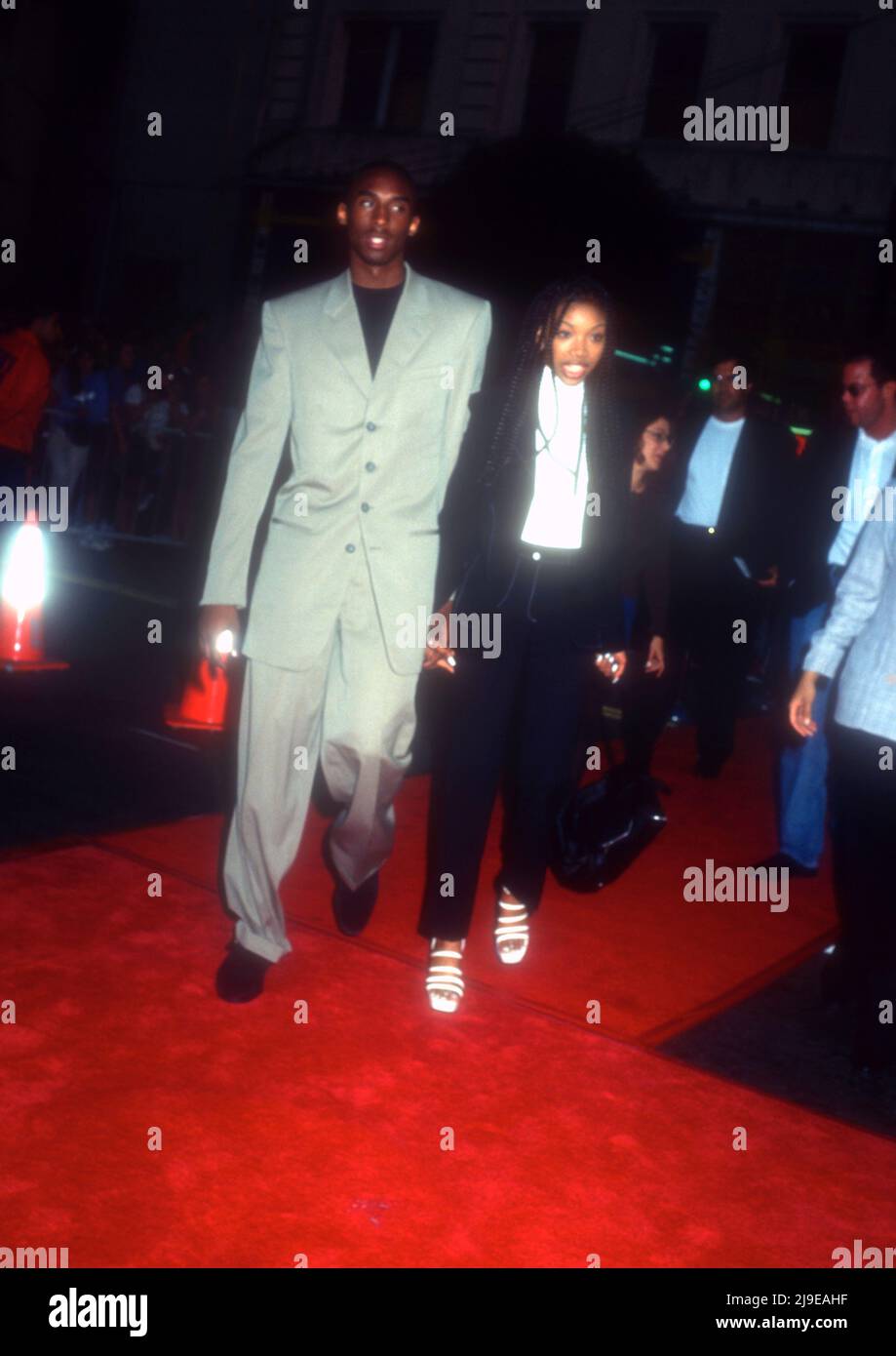 Hollywood, California, USA 11th June 1996 Athlete Kobe Bryant and