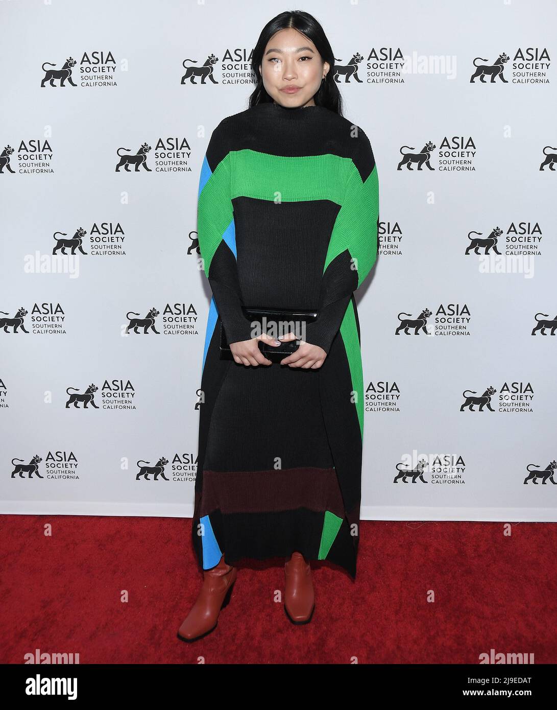 Awkwafina at the Asia Society Southern California's 2022 Annual Gala held at the Skirball Cultural Center in Los Angeles, CA on Sunday, ?May 22, 2022. (Photo By Sthanlee B. Mirador/Gold House/Sipa USA) Stock Photo