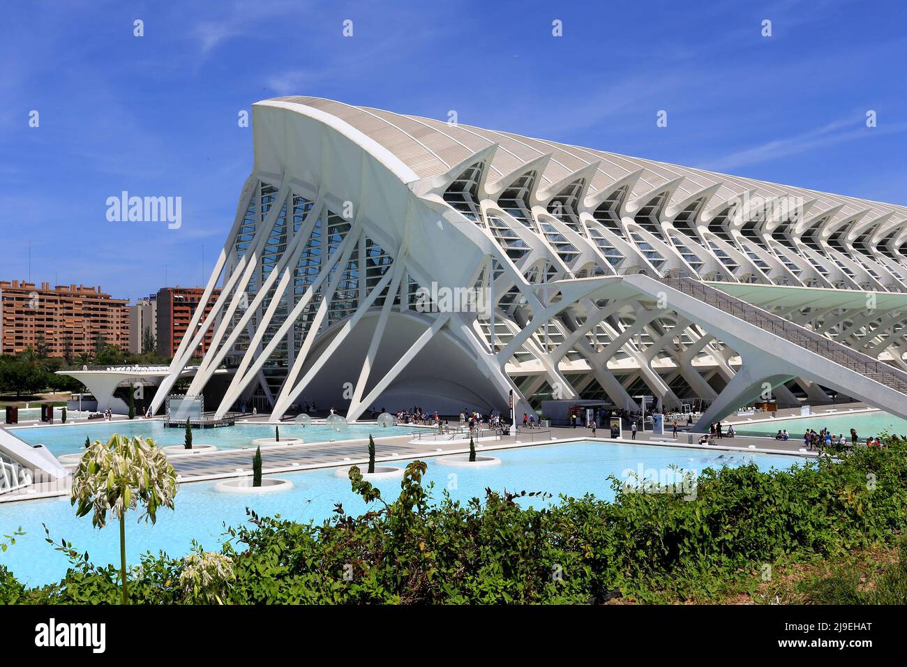 Grand architecture of Valencia Stock Photo