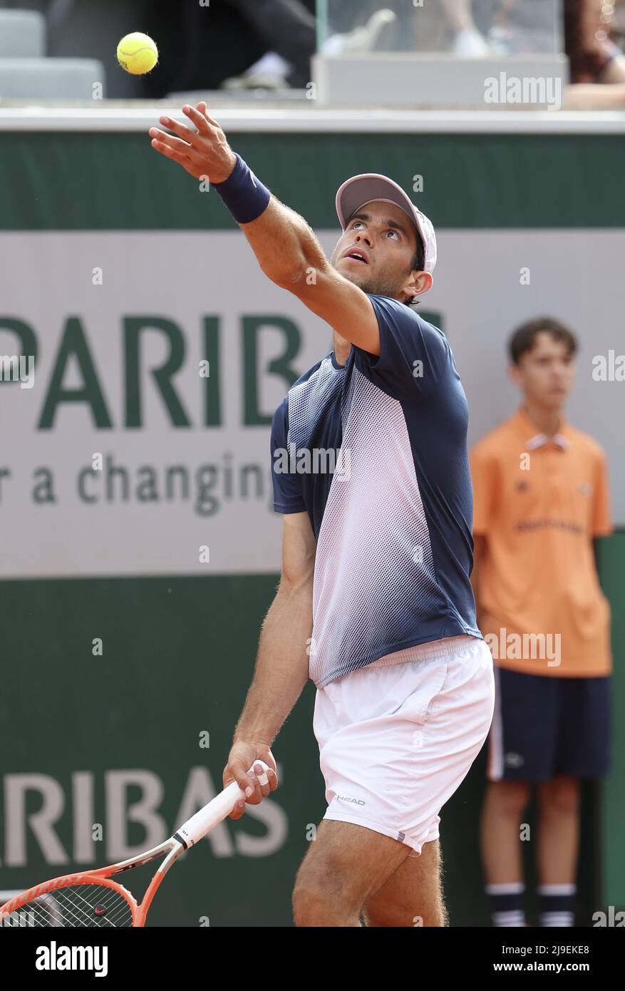 Nuno of Portugal during on day 1 of the French Open 2022, a