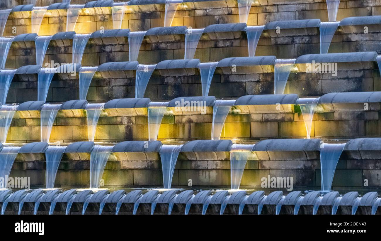 Sheaf Square Sheffield Outside Main Station Stock Photo