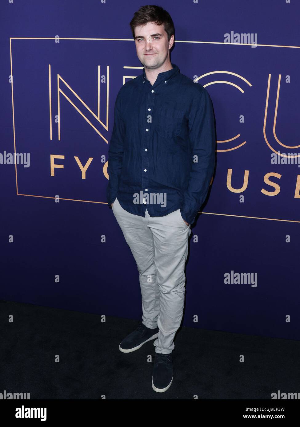 Hollywood, United States. 22nd May, 2022. HOLLYWOOD, LOS ANGELES, CALIFORNIA, USA - MAY 22: Record producer Nick Chuba arrives at NBCUniversal's FYC Event For 'Dr. Death' held at the NBCU FYC House on May 22, 2022 in Hollywood, Los Angeles, California, United States. (Photo by Xavier Collin/Image Press Agency) Credit: Image Press Agency/Alamy Live News Stock Photo