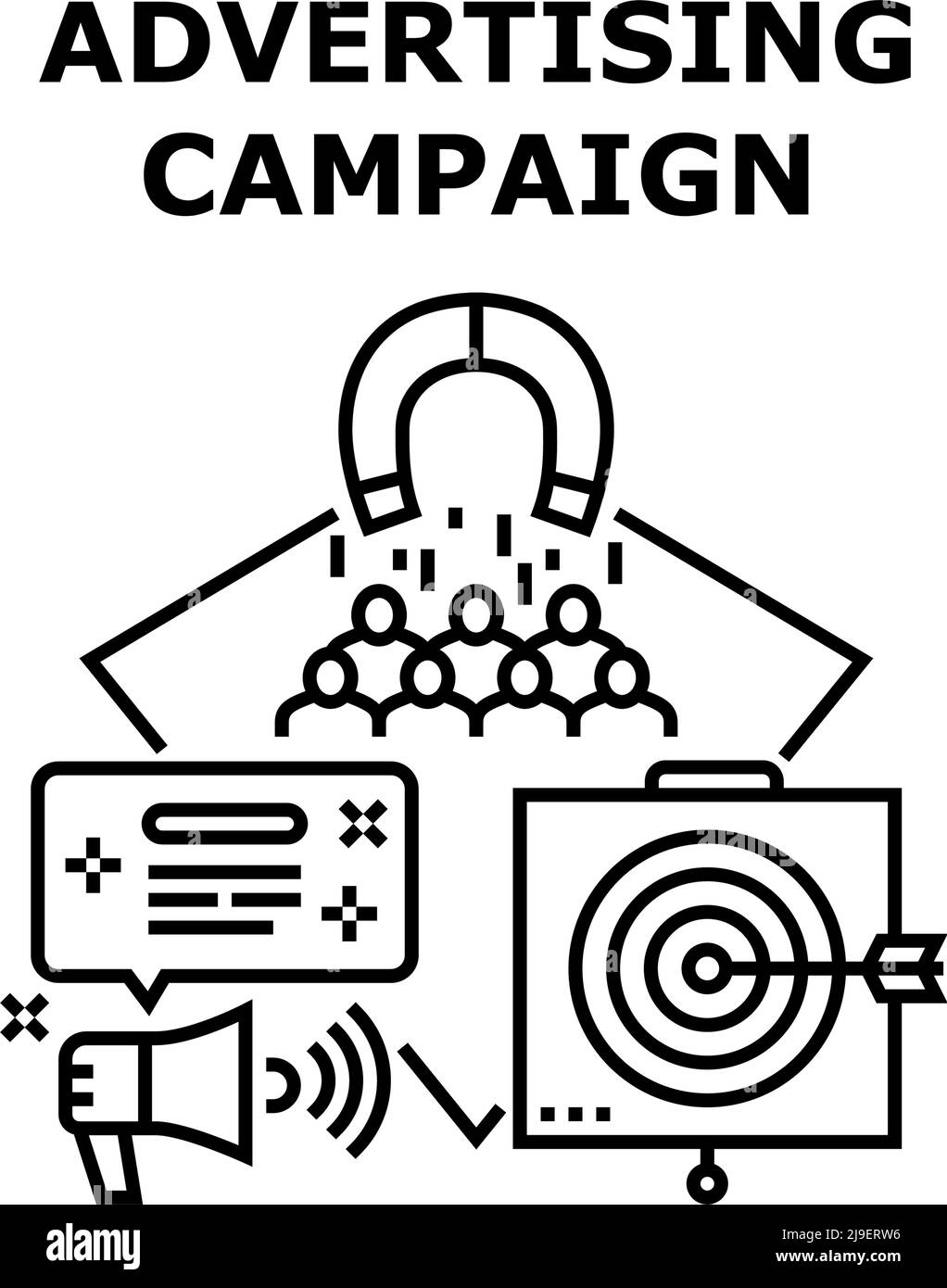 Advertising Campaign Vector Concept Illustration Stock Vector Image Art Alamy Advertising Campaign Vector Concept Illustration Stock Vector Image Art Alamy