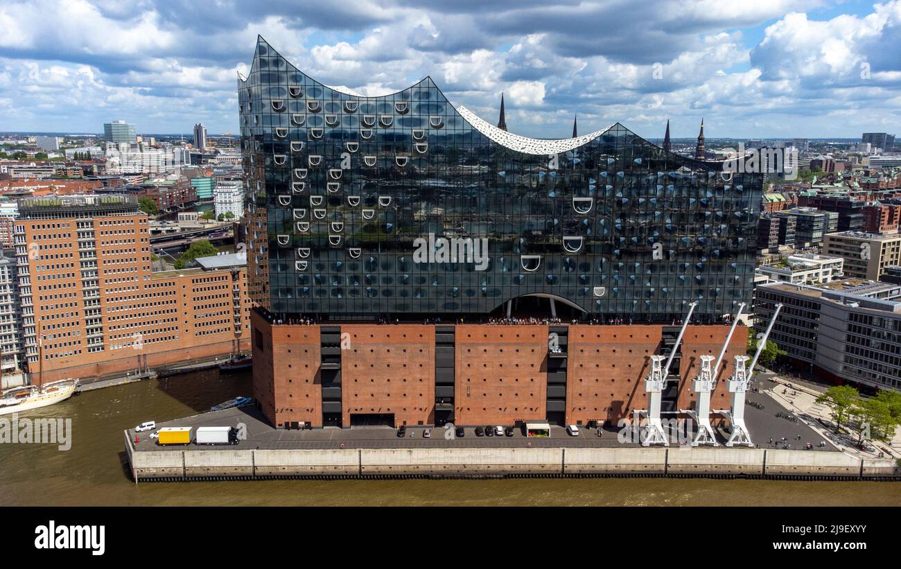 Elbphilharmonie Hamburg, Concert Hall, Hambuerg, Germany Stock Photo