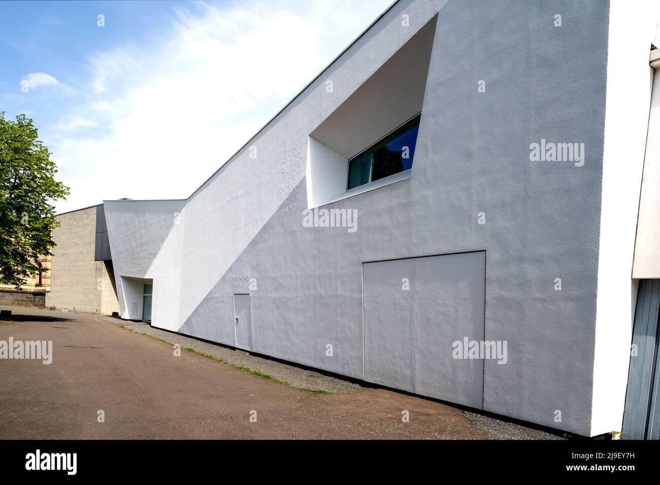 Deutschland, NRW, Düren, Papiermuseum, Neubau aus dem Jahr 2019 Stock Photo