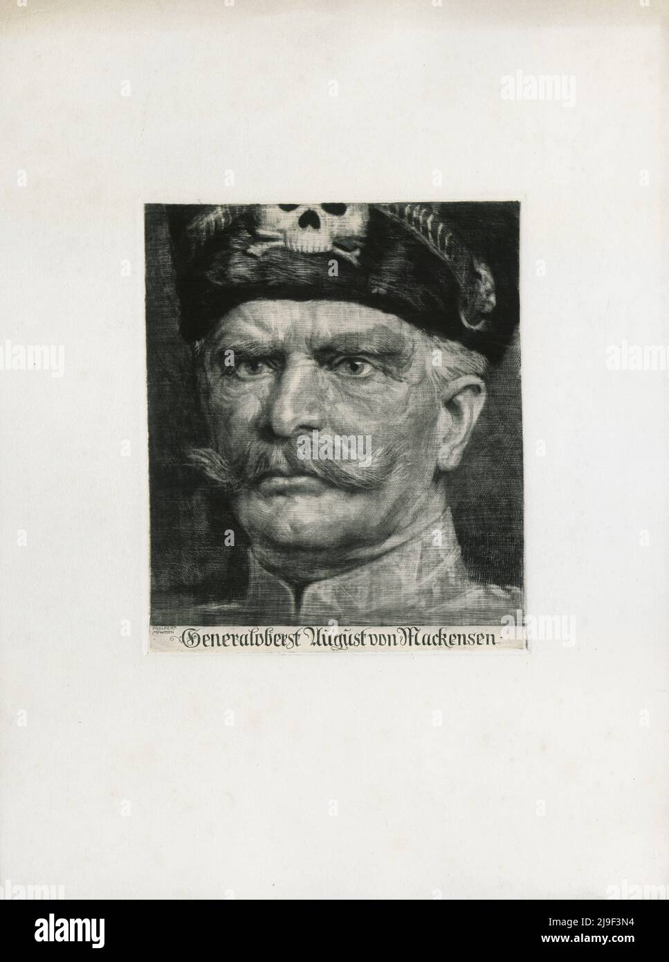 Portrait colonel-general August von Mackensen. 1915 Stock Photo