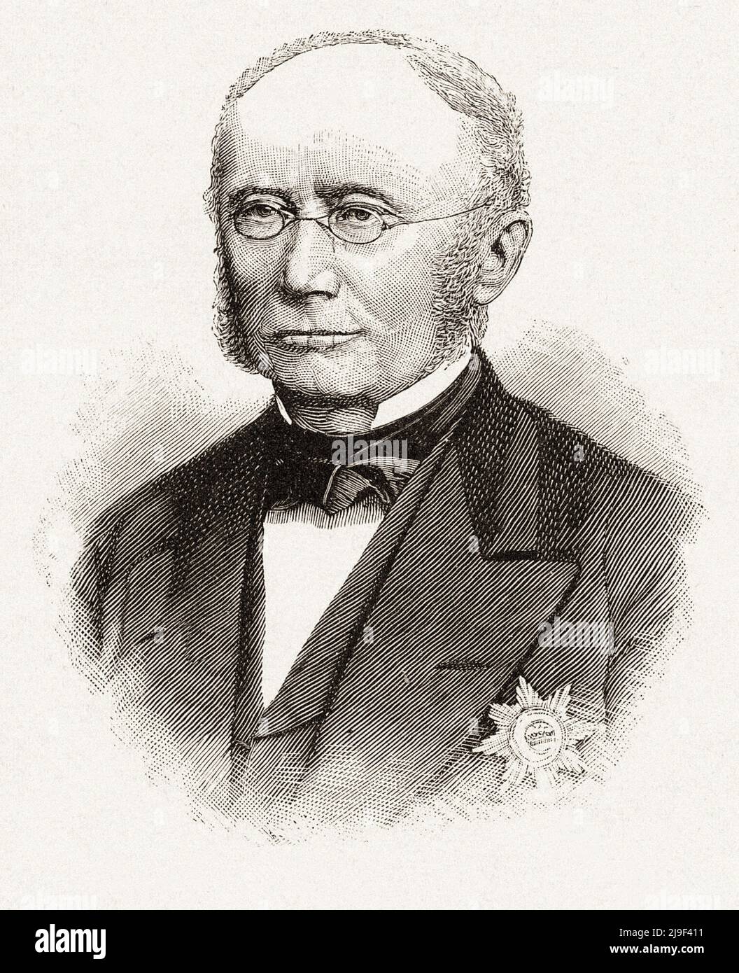 19th century print CHRISTIAN LUDWIG HEINRICH German Privy Councilor 19th century print CHRISTIAN LUDWIG HEINRICH German Privy Councilor