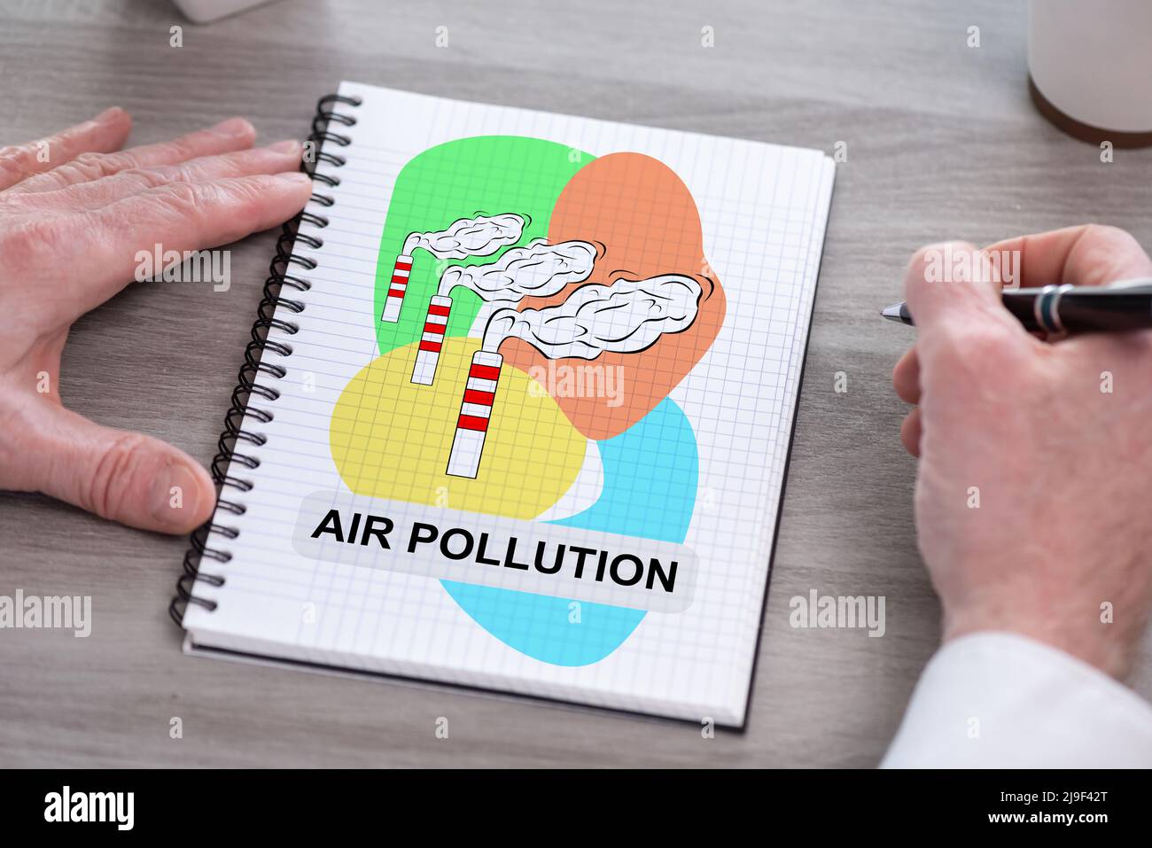 Poster Design For Stop Pollution With Girl Wearing Mask Stock Illustration  - Download Image Now - iStock