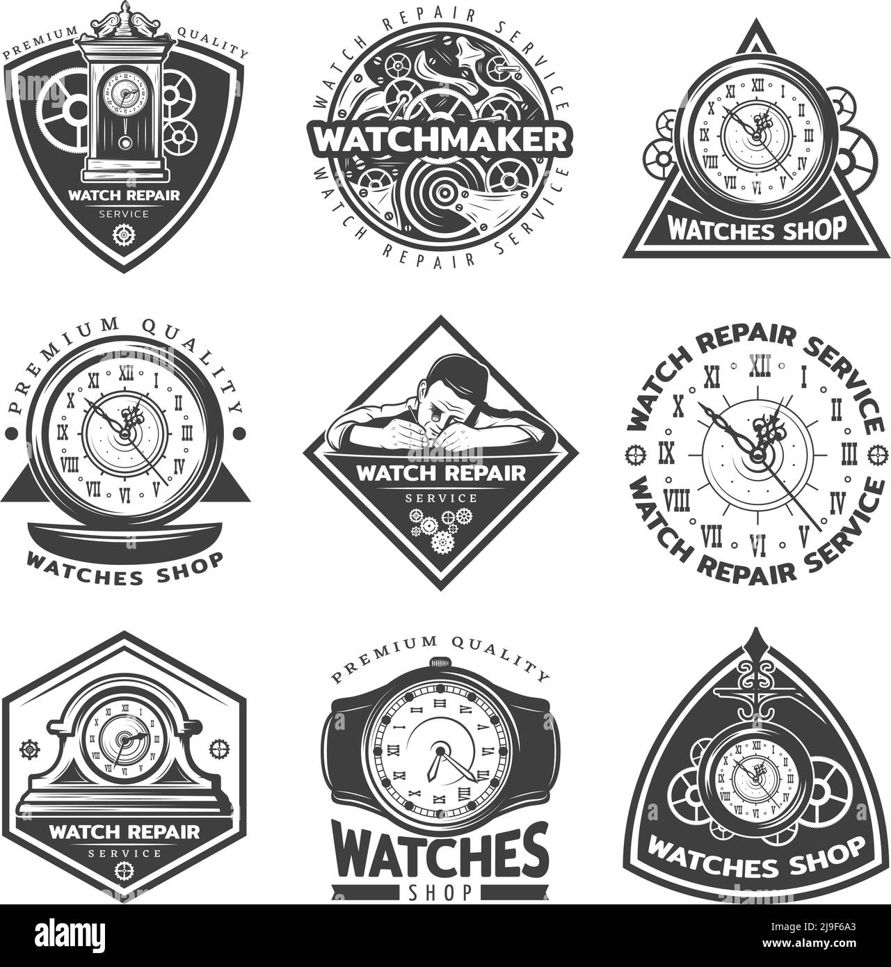 Vintage watch logos hot sale