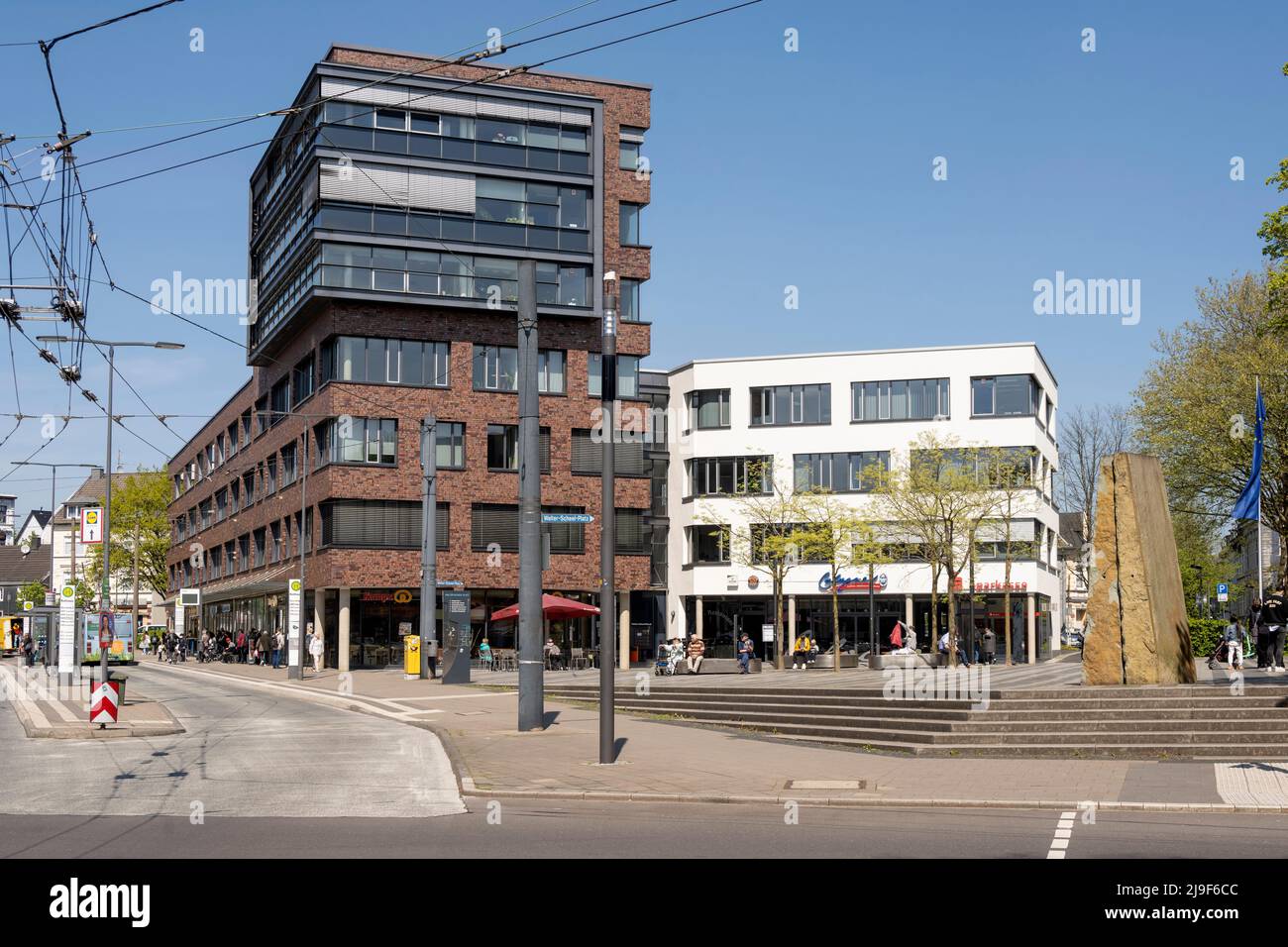 Deutschland, NRW, Solingen, Walter-Scheel-Platz, Gesundheitsamt Stock Photo