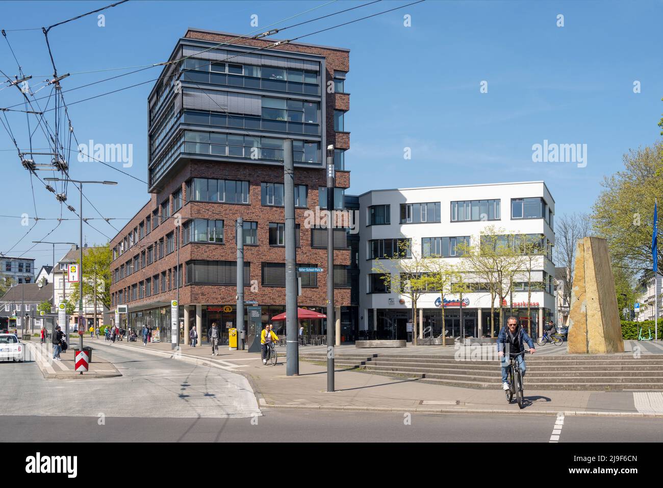 Deutschland, NRW, Solingen, Walter-Scheel-Platz, Gesundheitsamt Stock Photo