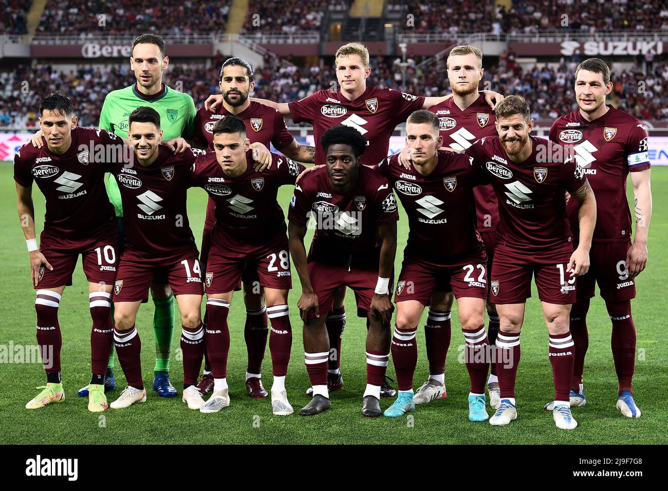 Turin, Italy. 06 March 2023. Players of Torino FC pose for a team photo  prior to the Serie A football match between Torino FC and Bologna FC.  Credit: Nicolò Campo/Alamy Live News