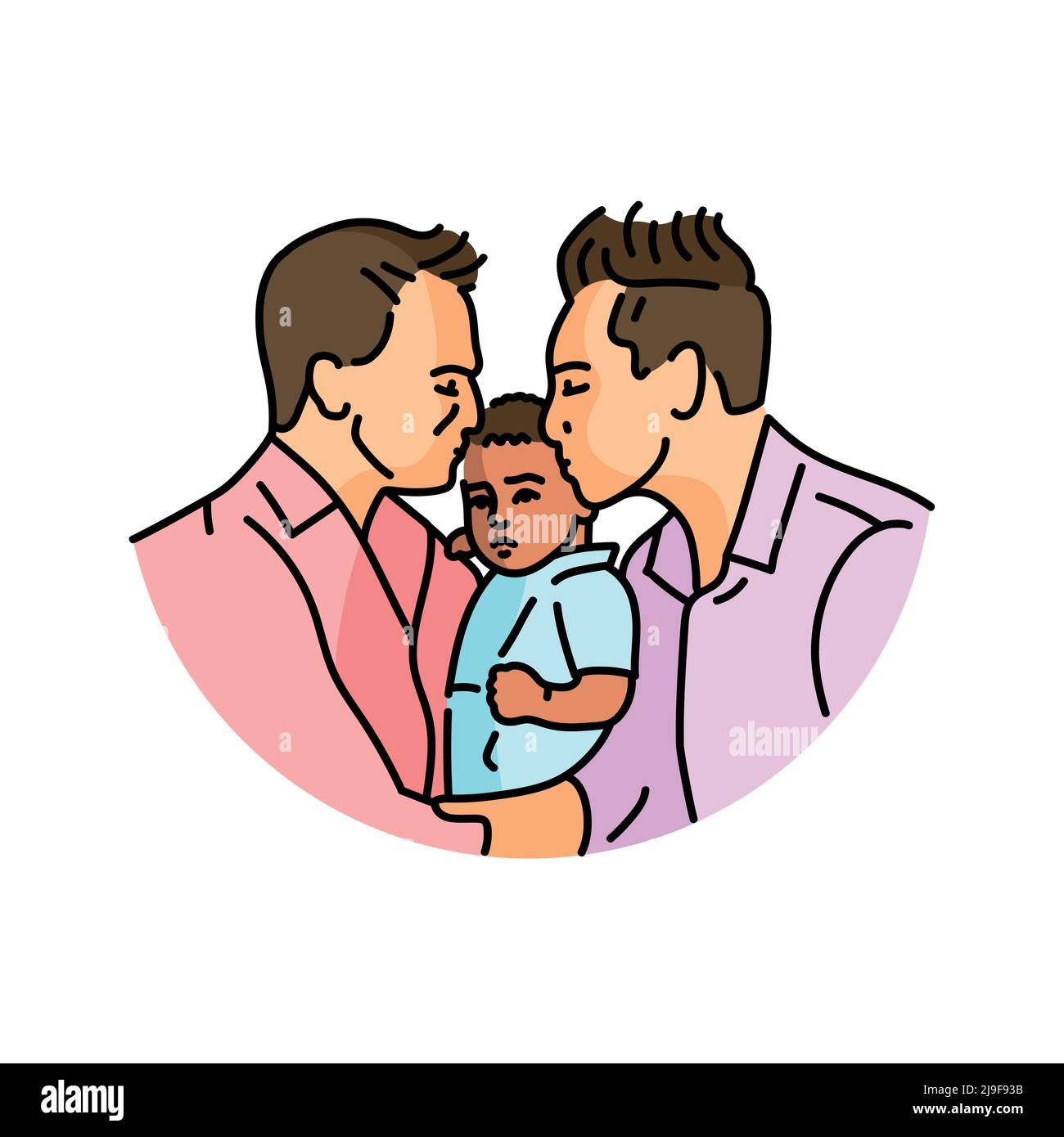 Gay hug Cut Out Stock Images & Pictures - Alamy