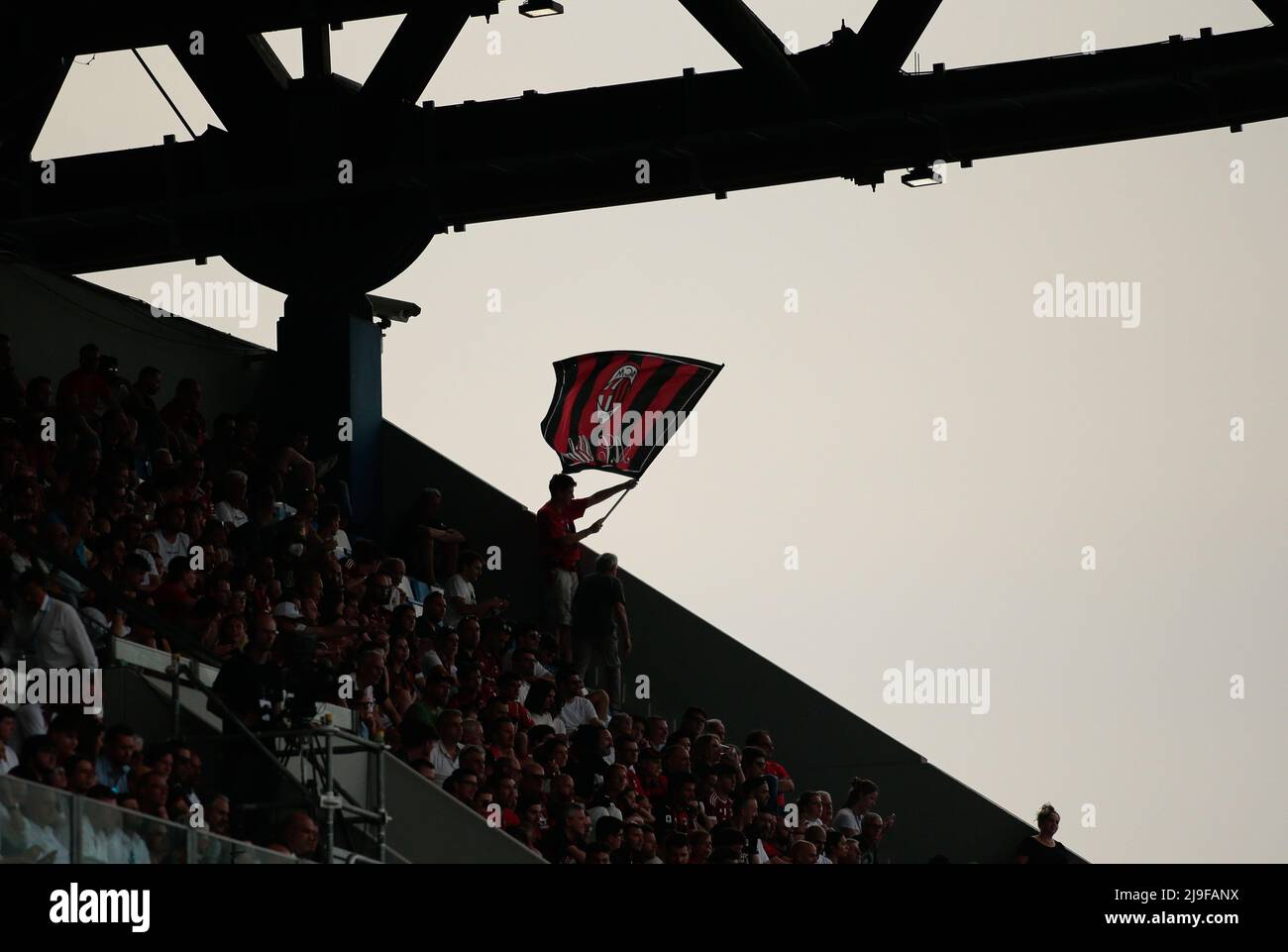 Milan flag hi-res stock photography and images - Alamy