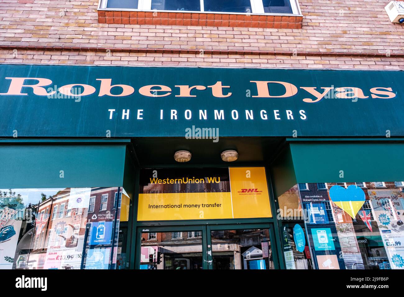 Sign outside ironmonger hires stock photography and images Alamy