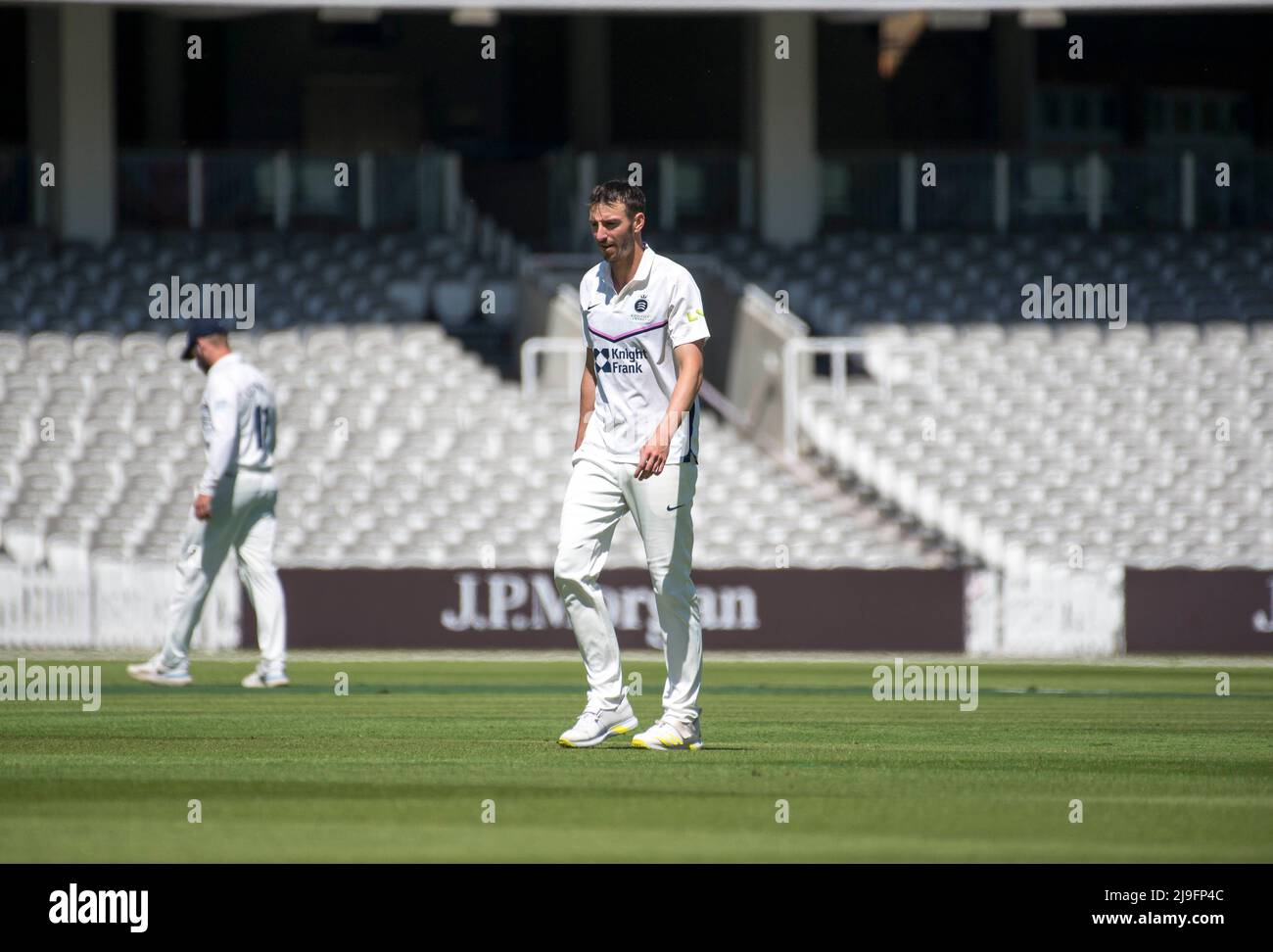 Middlesex v Durham in the LV Insurance County Championship as Lords on the 19th May 2022 Stock Photo