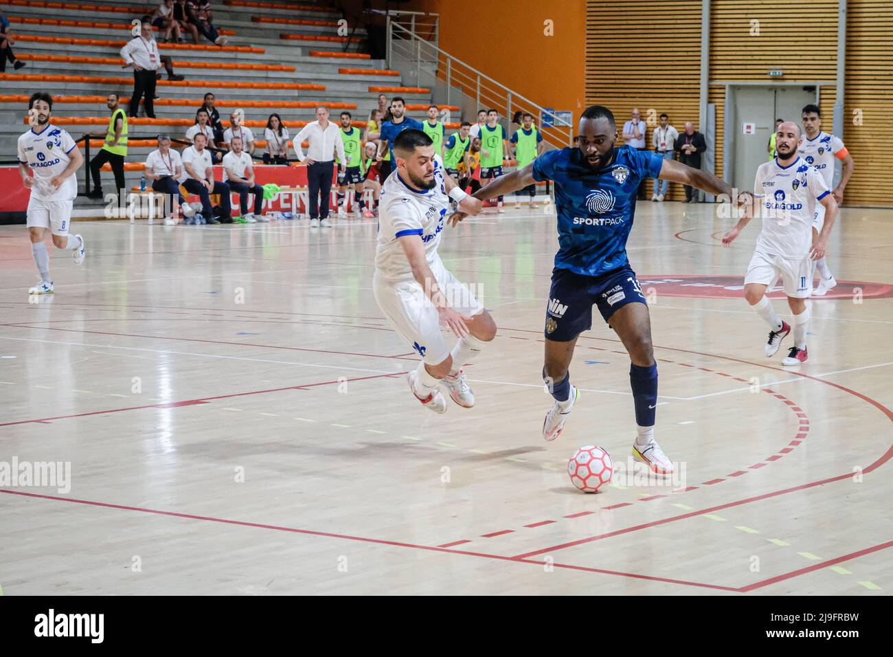 Arnas (France), 22 May 2022. Final of the French Futsal Cup between Nantes  and Lille. Nantes win (5-4) after extra time Stock Photo - Alamy