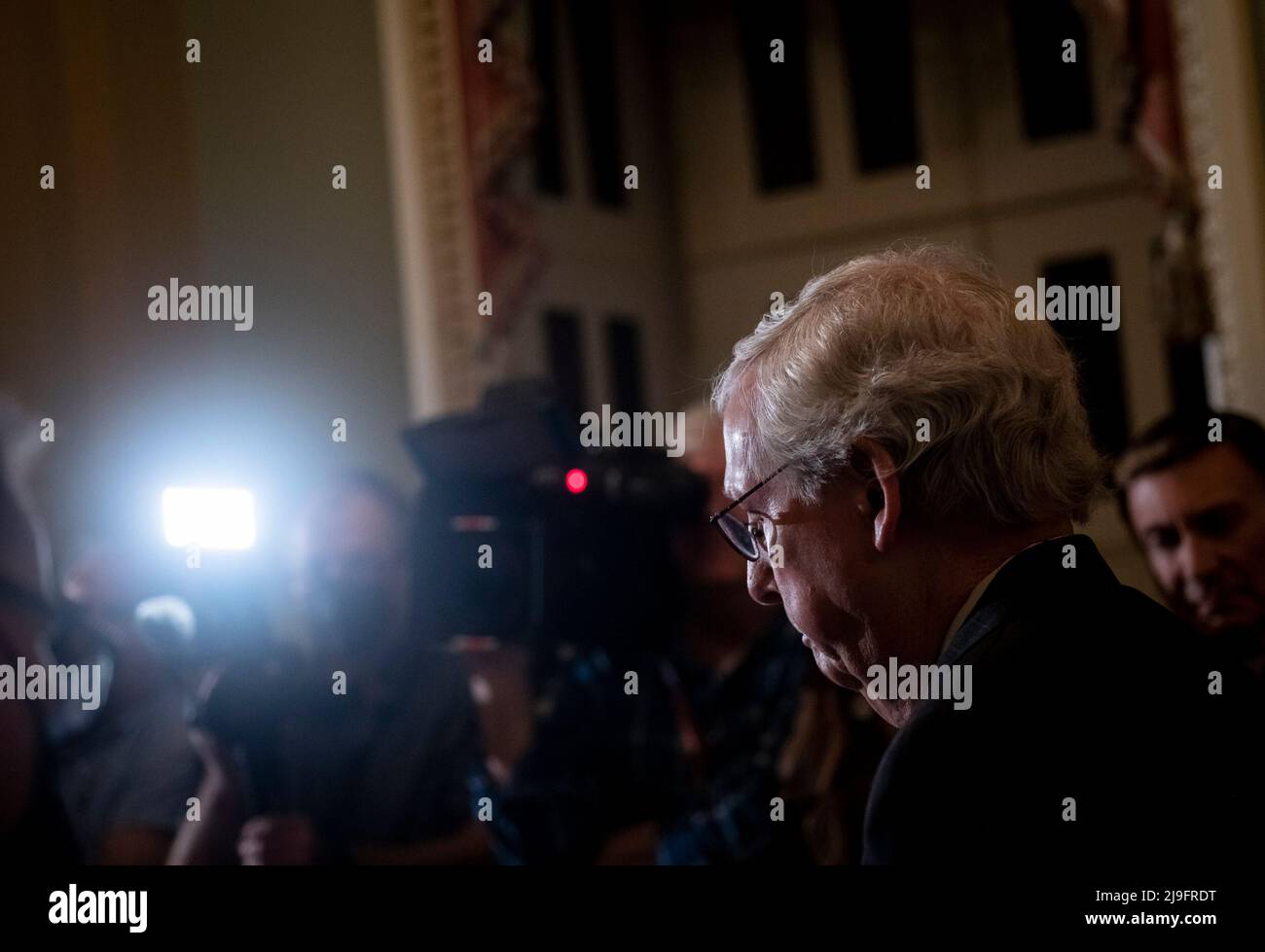 United States Senate Minority Leader Mitch McConnell (Republican of ...