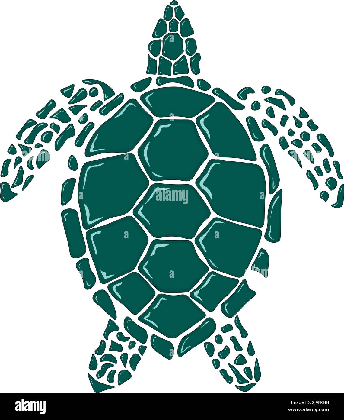 Turtle Vector Silhouette