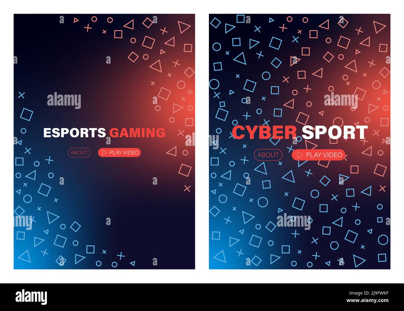 Cybersport poster hi-res stock photography and images