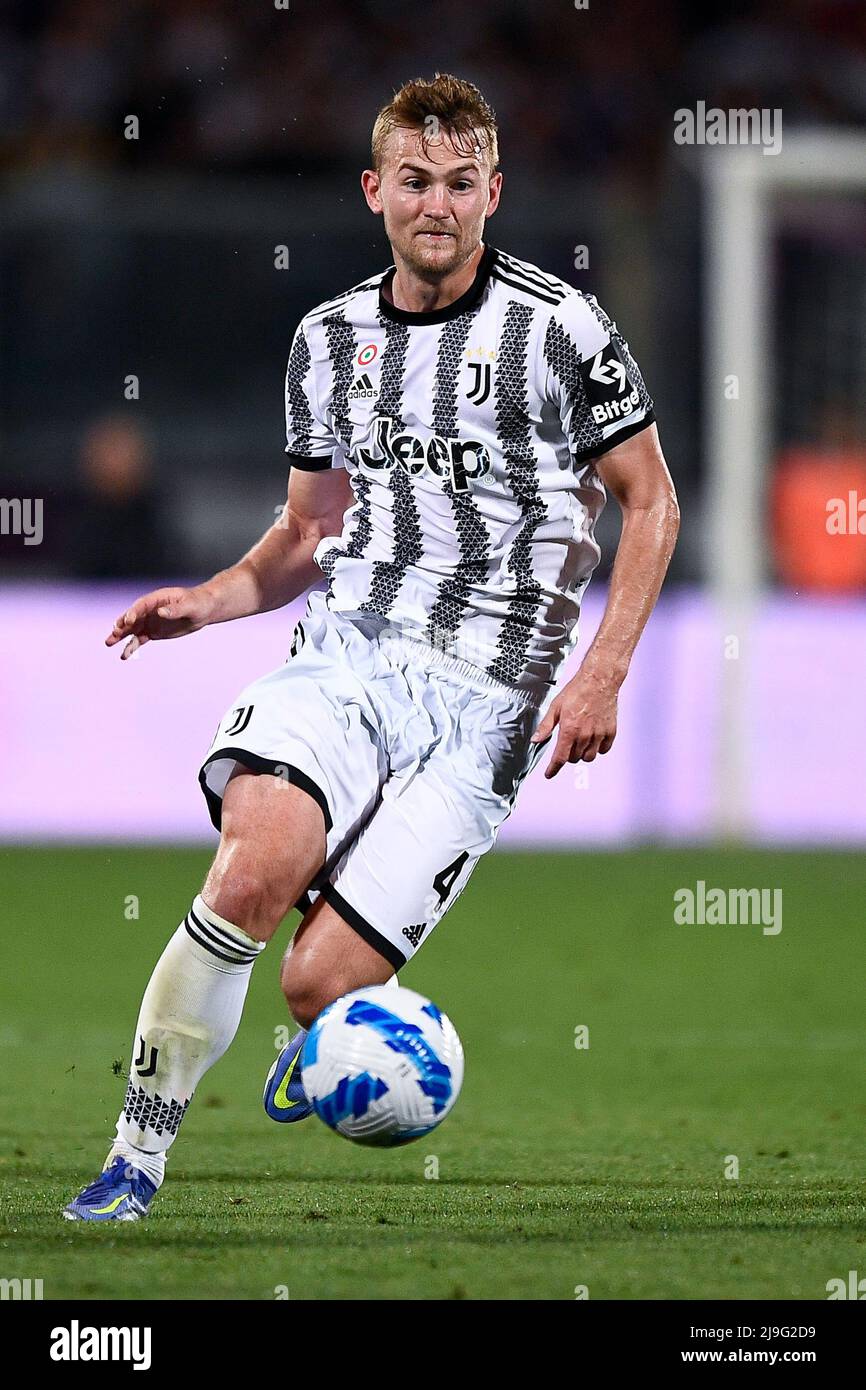 Matthijs de Ligt of Juventus Fc in action during the Serie A match between Juventus  Fc and Acf Fiorentina Stock Photo - Alamy