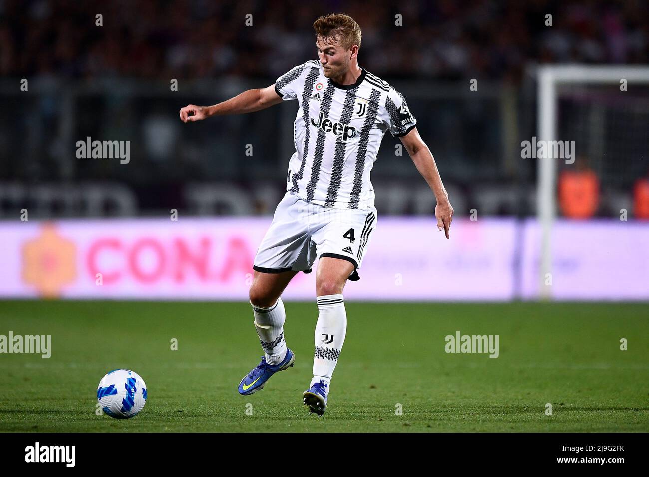 Matthijs de Ligt of Juventus Fc in action during the Serie A match between Juventus  Fc and Acf Fiorentina Stock Photo - Alamy