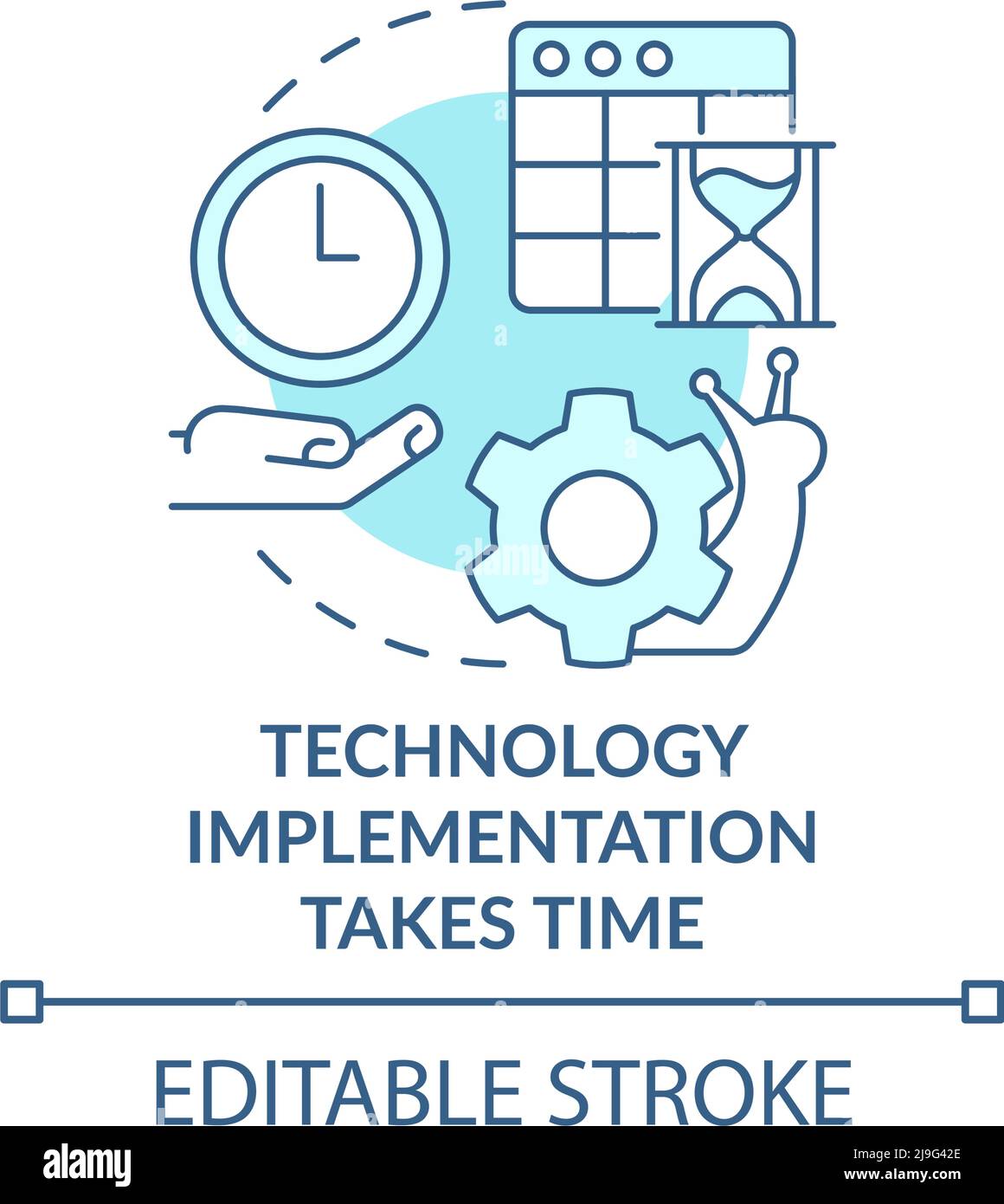 Technology implementation Stock Vector Images - Alamy
