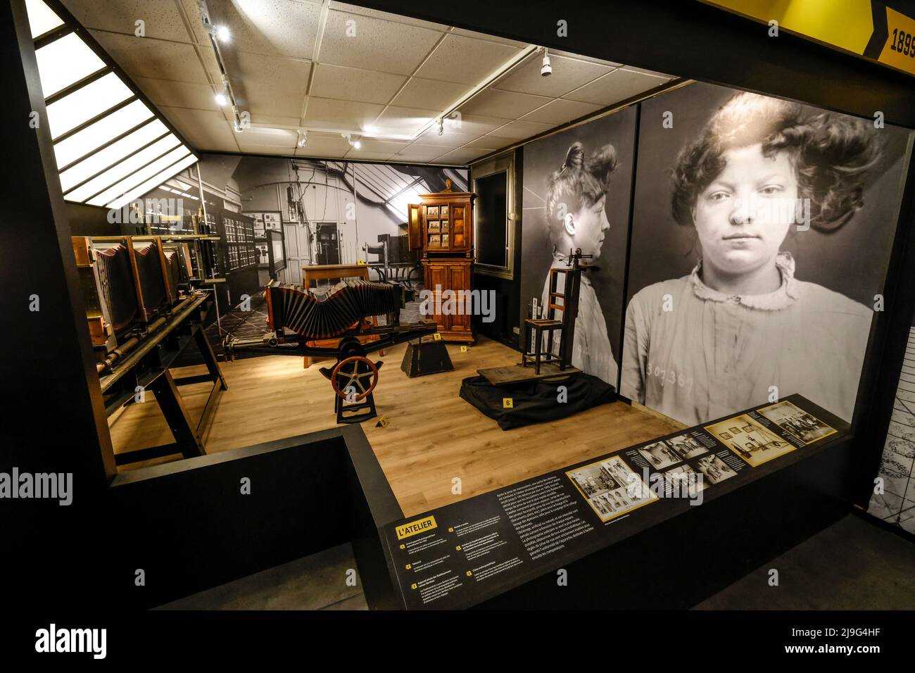 PARIS POLICE MUSEUM Stock Photo