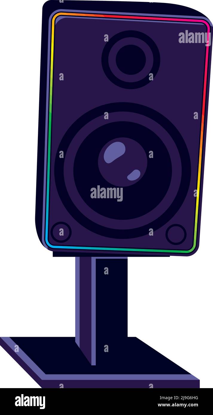 gamer setup speaker icon isolated Stock Vector Image & Art - Alamy