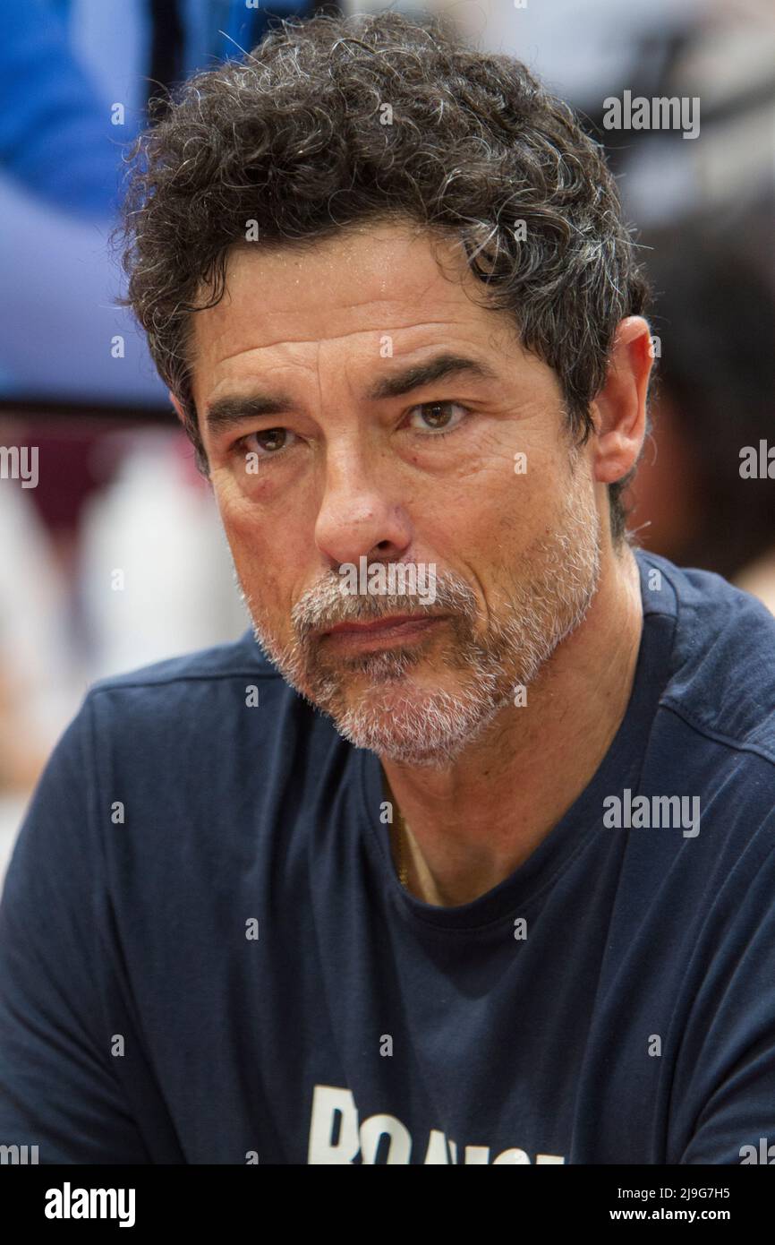 Turin, Italy. 22nd May 2022. Italian actor Alessandro Gassmann is guest of 2022 Torino Book Fair. Credit: Marco Destefanis/Alamy Live News Stock Photo