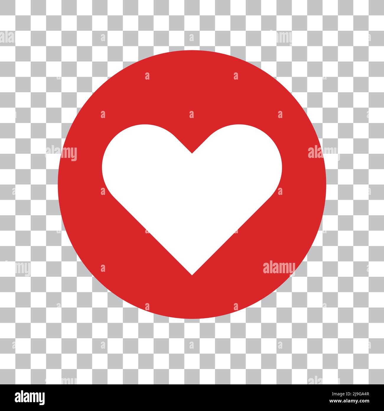 Heart icon with red circle. Editable vector Stock Vector Image & Art ...