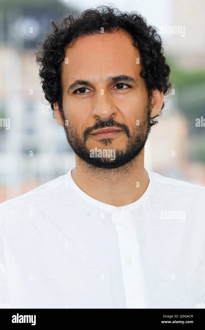 Cannes, Frankreich. 23rd May, 2022. Ali Abbasi poses at the photocall of 'Holy Spider' during the 75th Annual Cannes Film Festival at Palais des Festivals in Cannes, France, on 23 May 2022. Credit: dpa/Alamy Live News Stock Photo