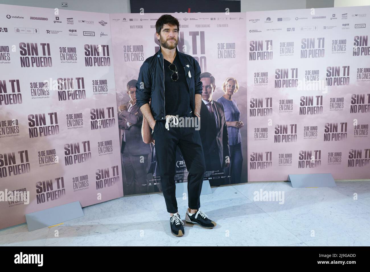 Madrid, Spain. 23rd May, 2022. Alfonso Bassave attends the photocall of the movie 'Without You I Can't' (Sin Ti No Puedo) at the Paz cinema in Madrid. (Photo by Atilano Garcia/SOPA Images/Sipa USA) Credit: Sipa USA/Alamy Live News Stock Photo