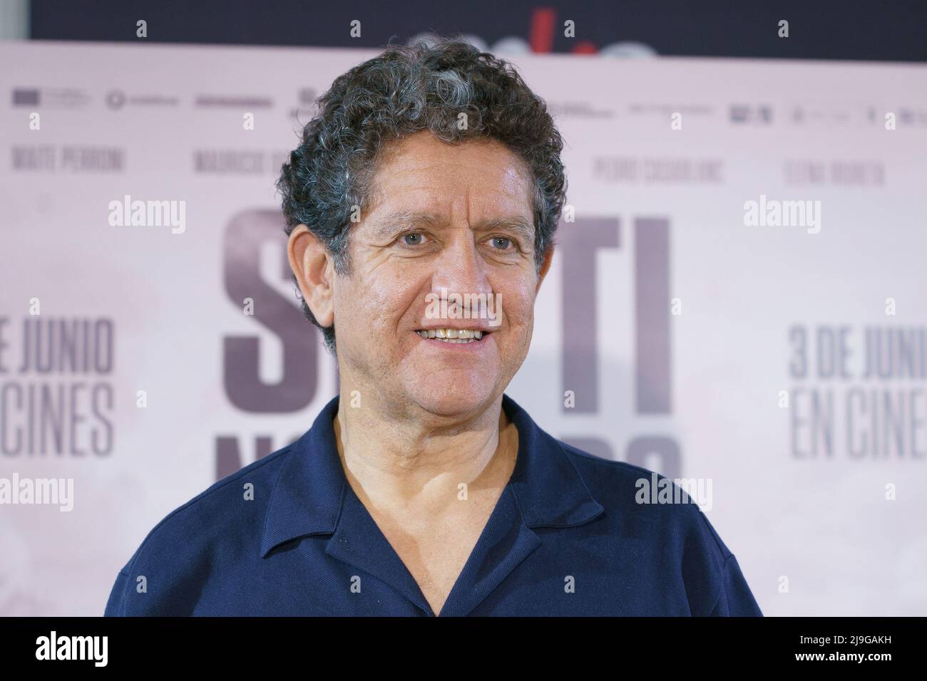 Madrid, Spain. 23rd May, 2022. Pedro Casablanc attends the photocall of the movie 'Without You I Can't' (Sin Ti No Puedo) at the Paz cinema in Madrid. (Photo by Atilano Garcia/SOPA Images/Sipa USA) Credit: Sipa USA/Alamy Live News Stock Photo