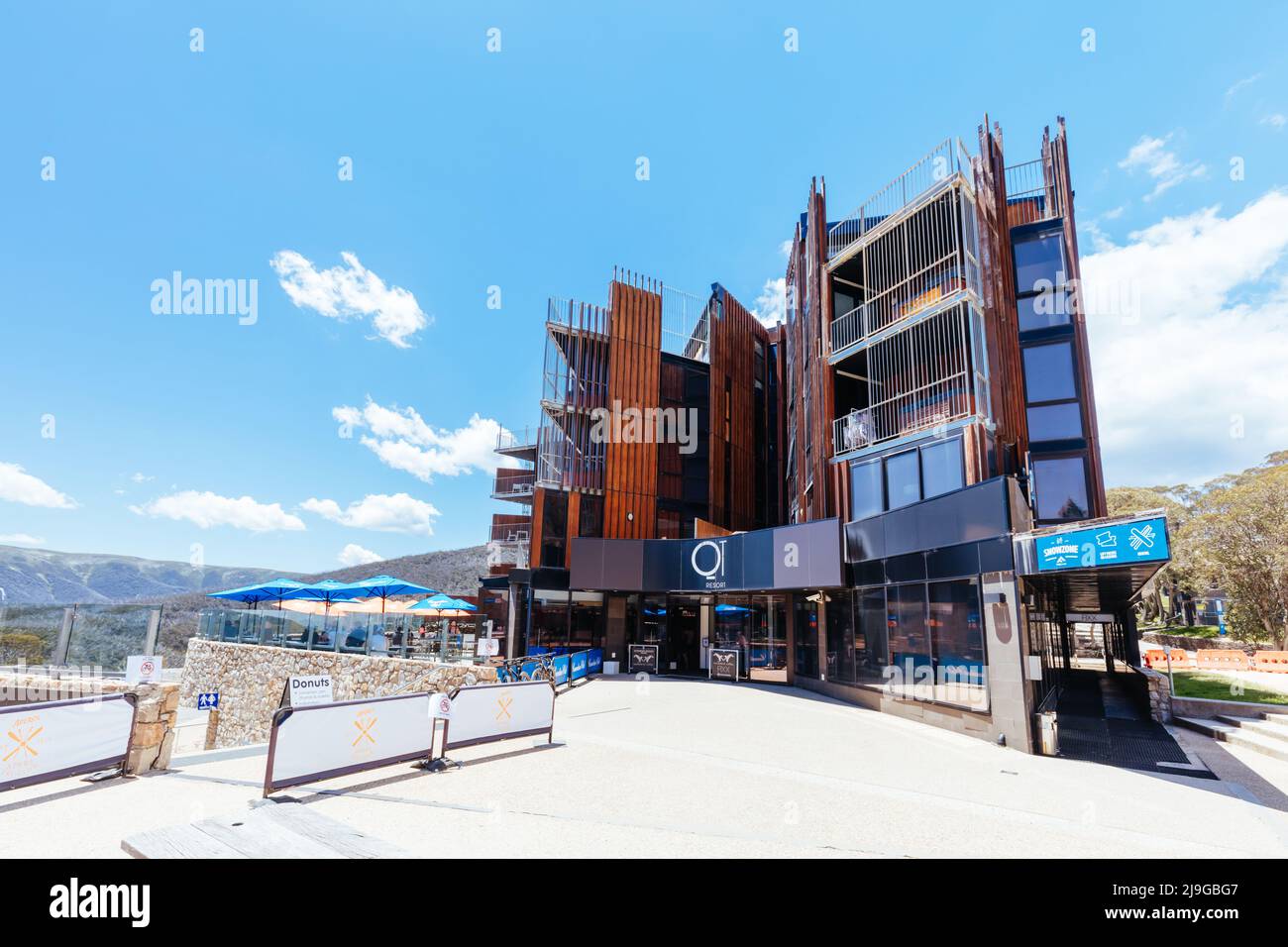 Falls Creek Village in Summer in Australia Stock Photo Alamy