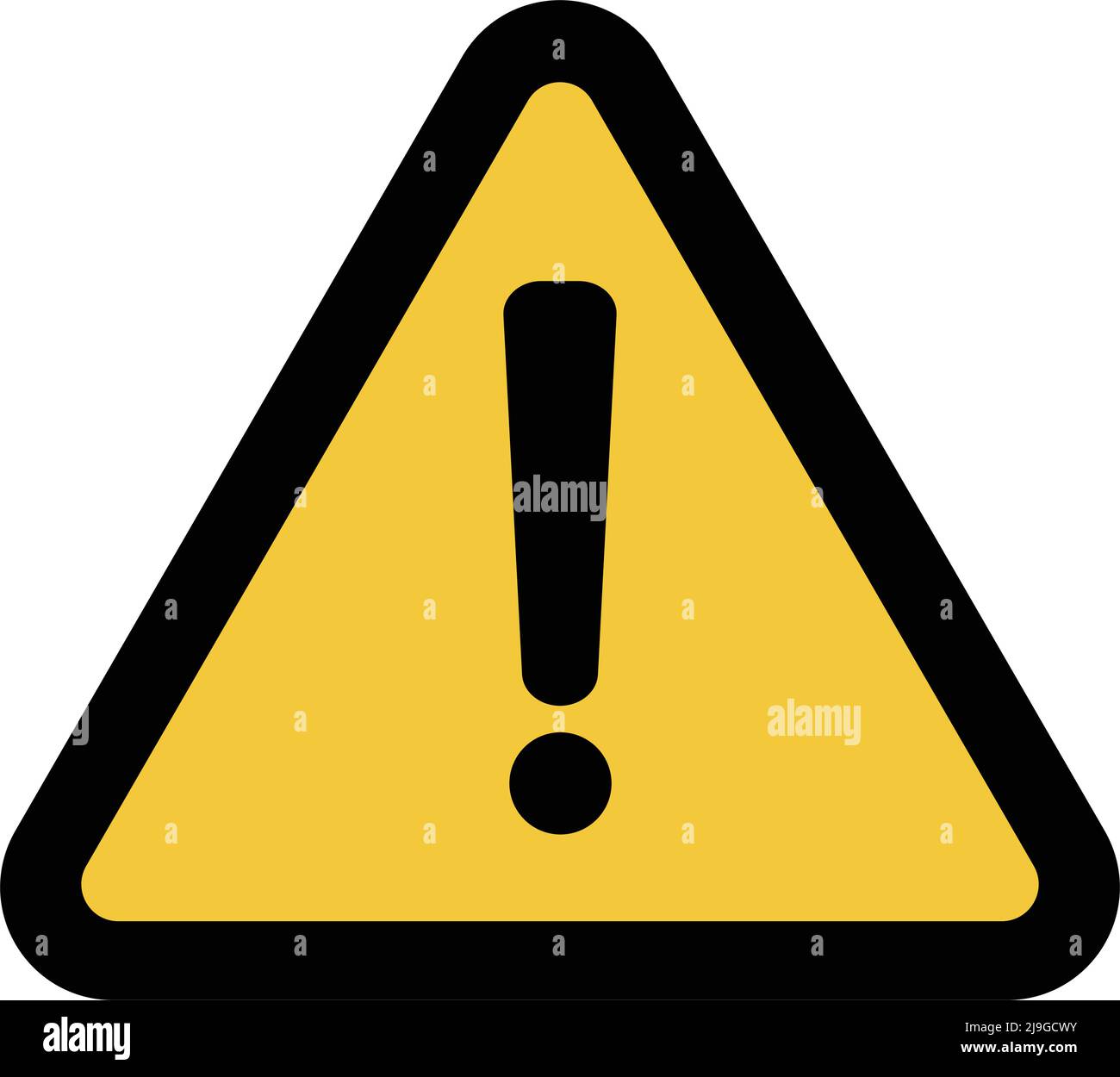 Triangle exclamation icon vector. Ideal illustration for scenes about